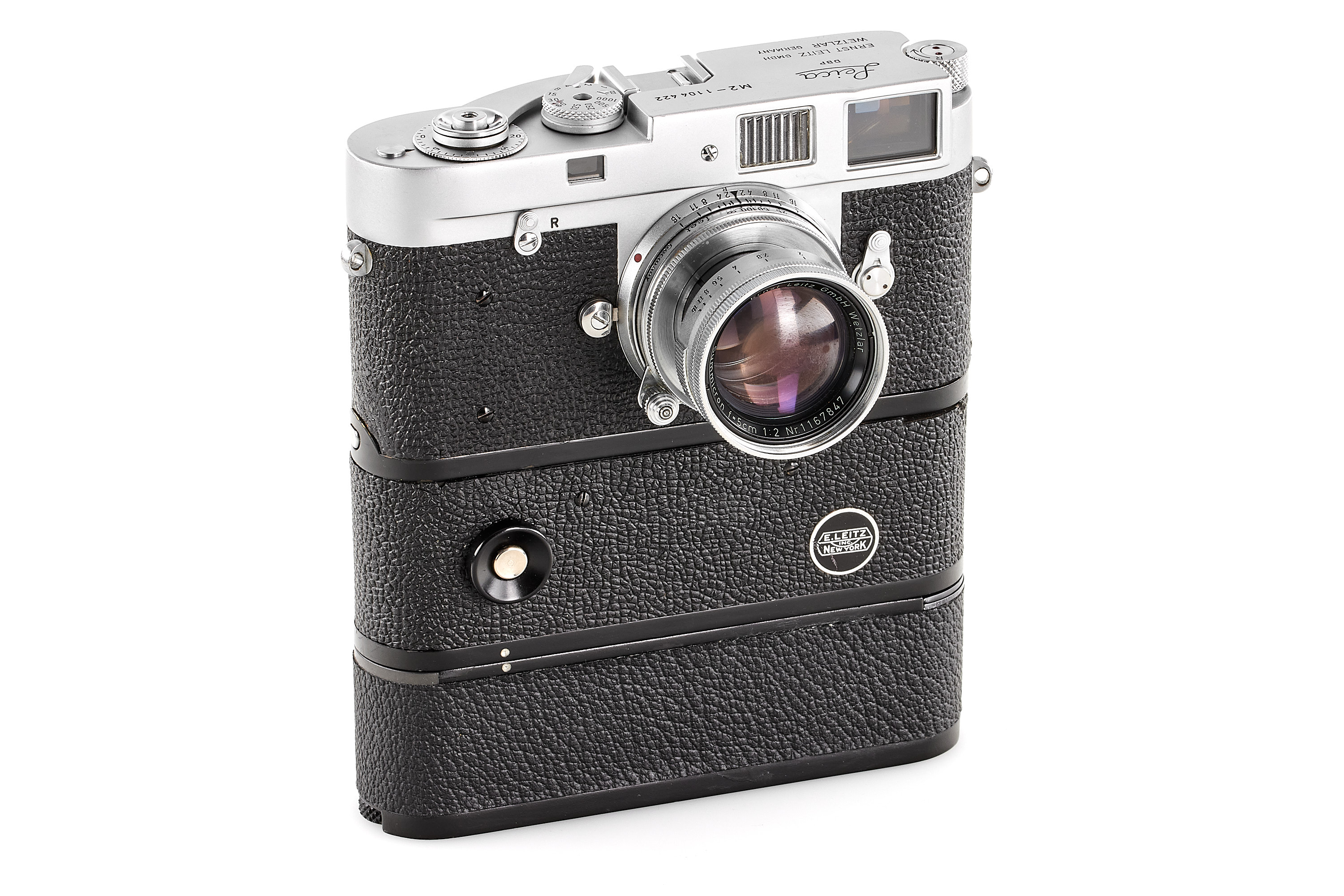 Leica M2 chrome with NY Motor Drive *