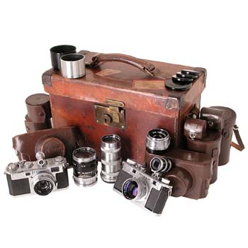 George Rodger'  Nikon outfit