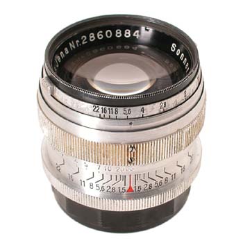 Carl Zeiss Jena f.M39  1.5/5cm Sonnar T