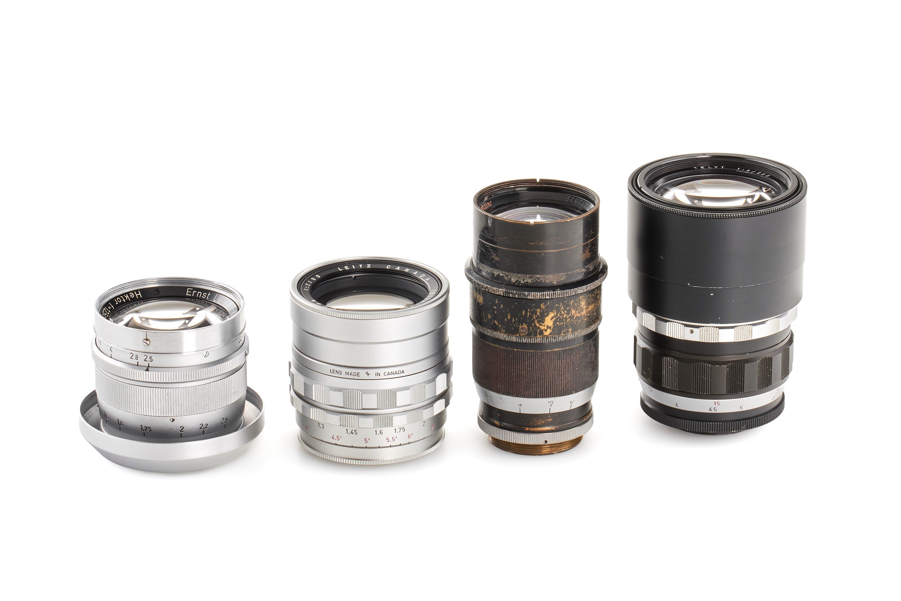 Leica Lenses for Visoflex set Various