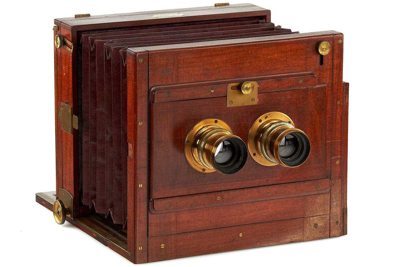 Watson & Sons 8x10" Stereo Tailboard Camera