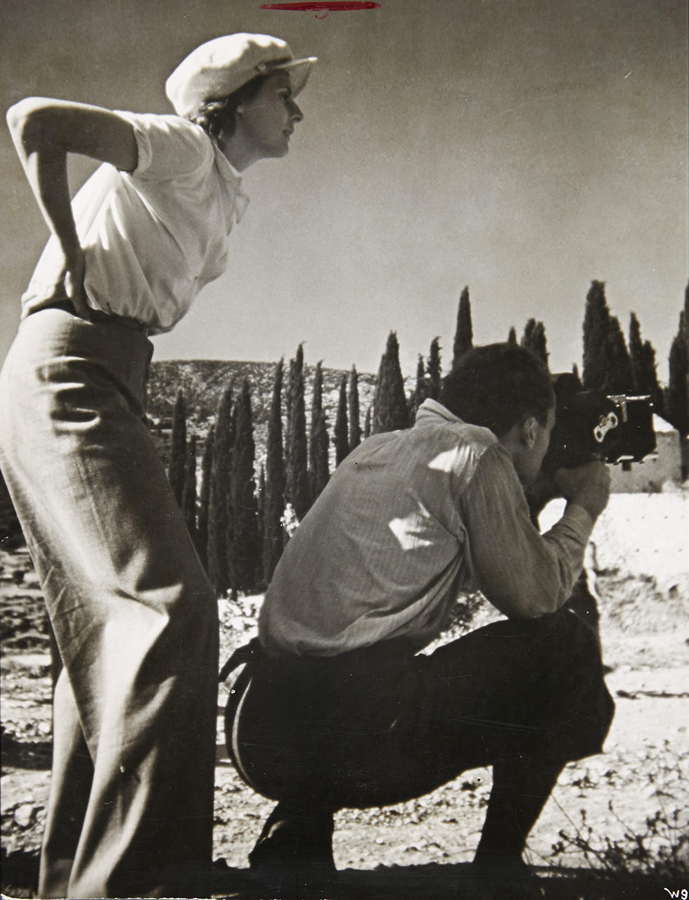 ANONYMOUS PHOTOGRAPHER Leni Riefenstahl working on her film ‘Olympia’ – A set of 10 photographs, 1936