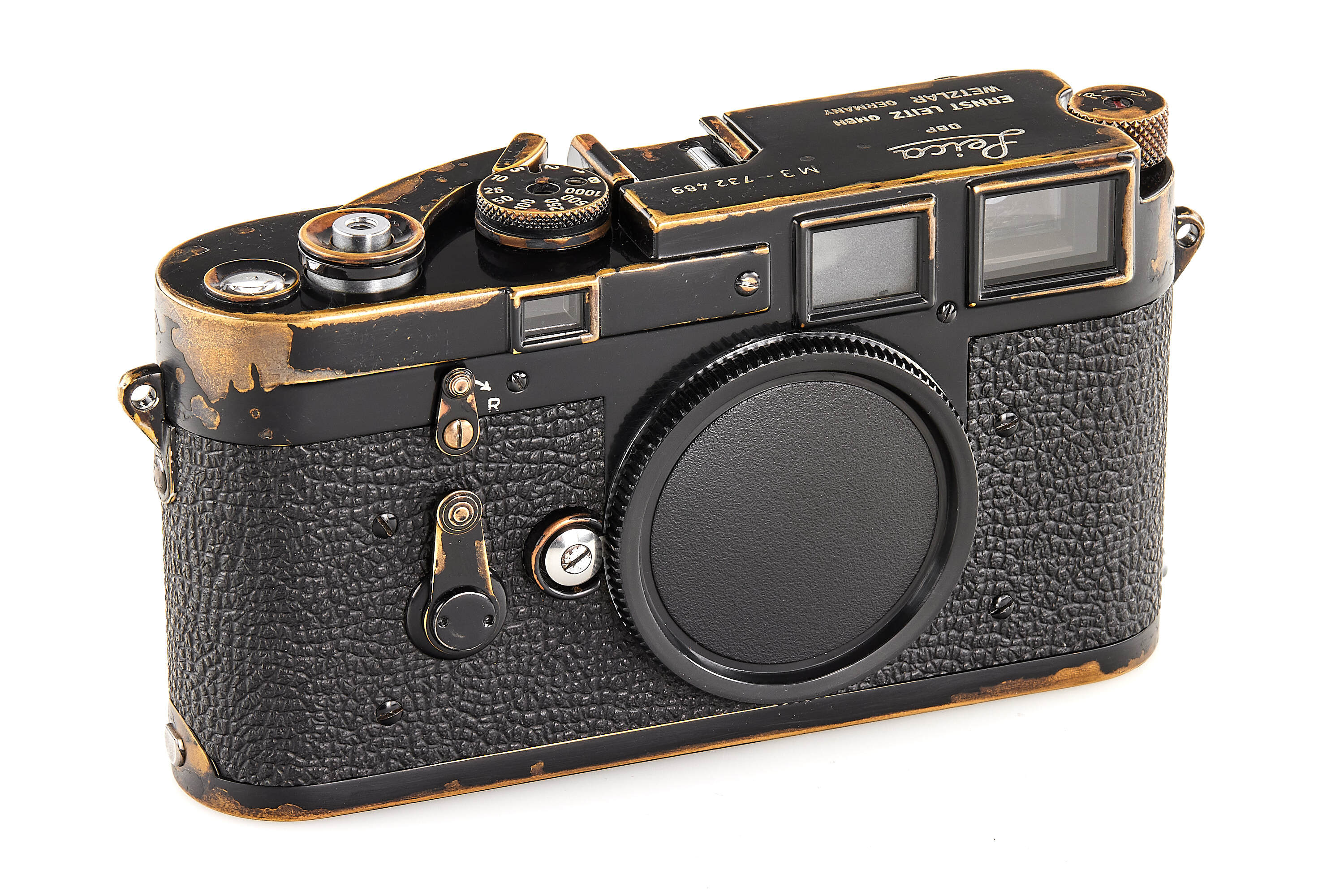 Leica M3 black repainted Dual Stroke *