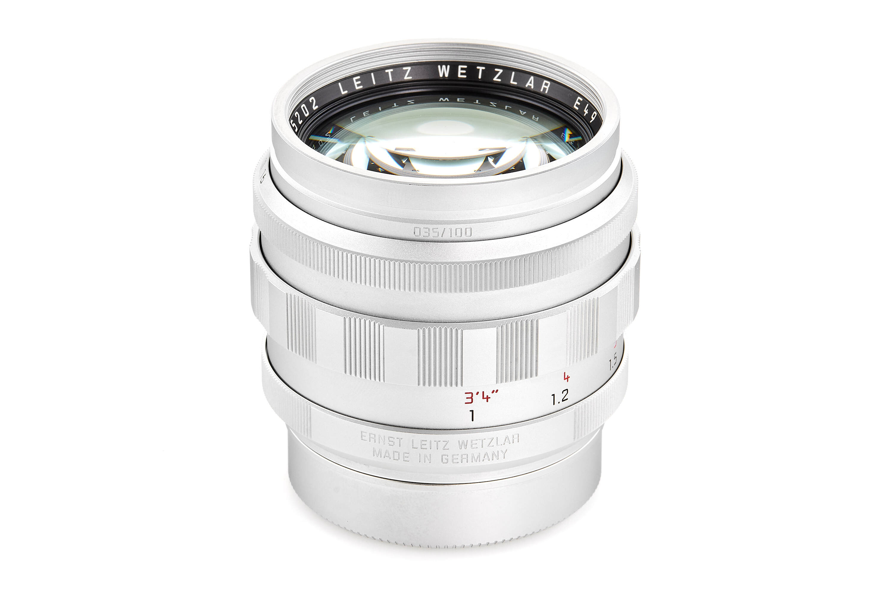 Noctilux 1.2/50mm ASPH. 11702 Edition silver chrome *
