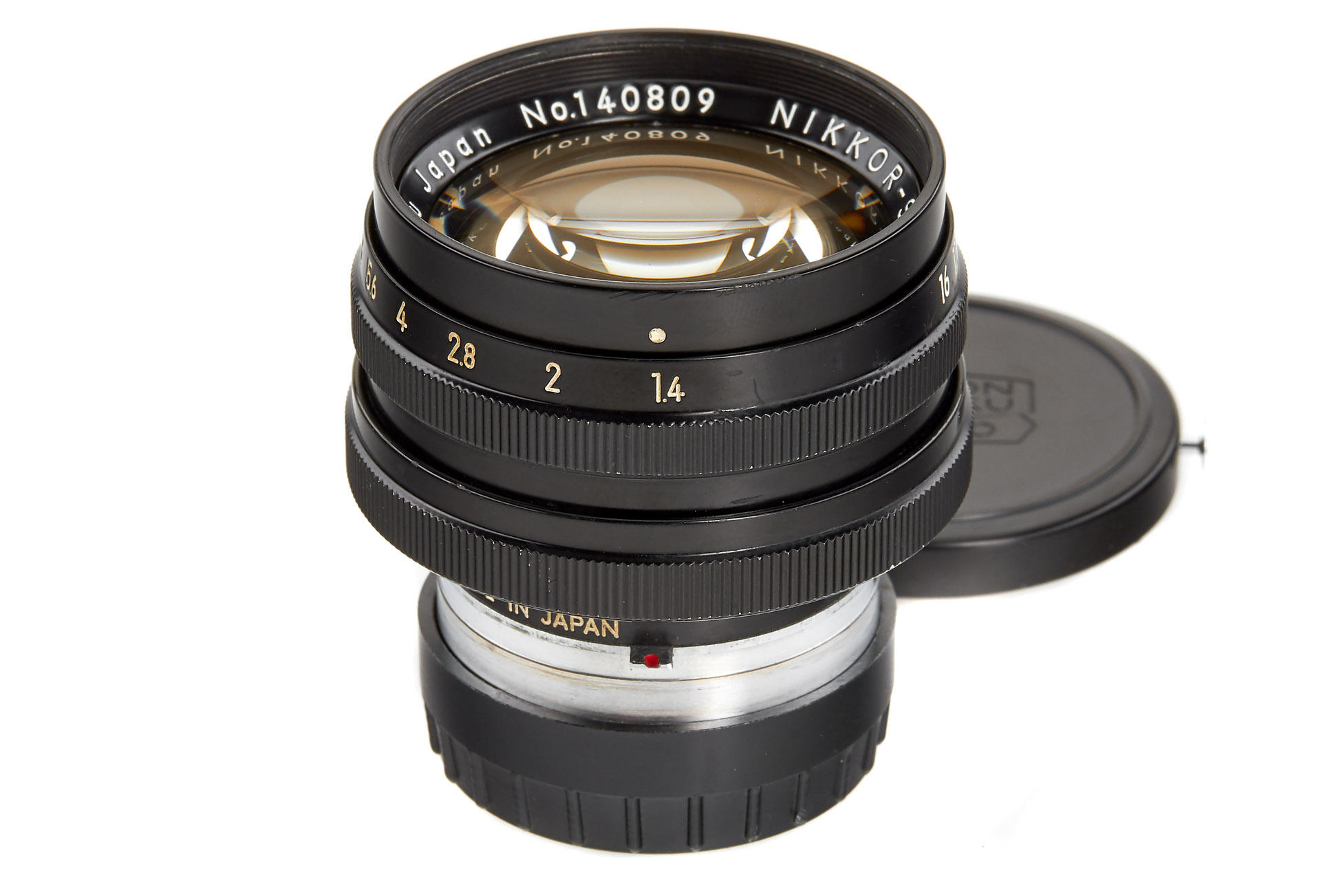 Nippon Kogaku Japan Nikkor-S 1.4/50mm black 'Olympic'