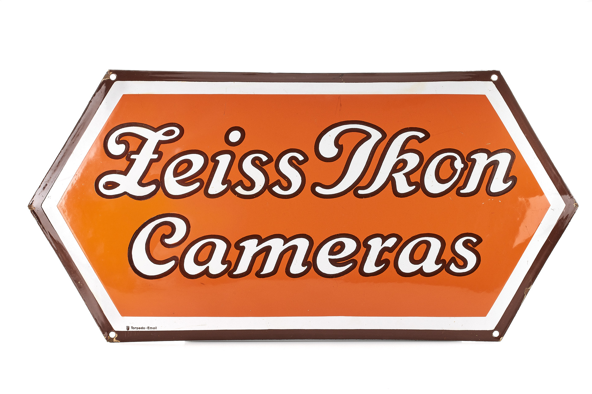 Zeiss Ikon Enamel Sign Zeiss Ikon Enamel Sign