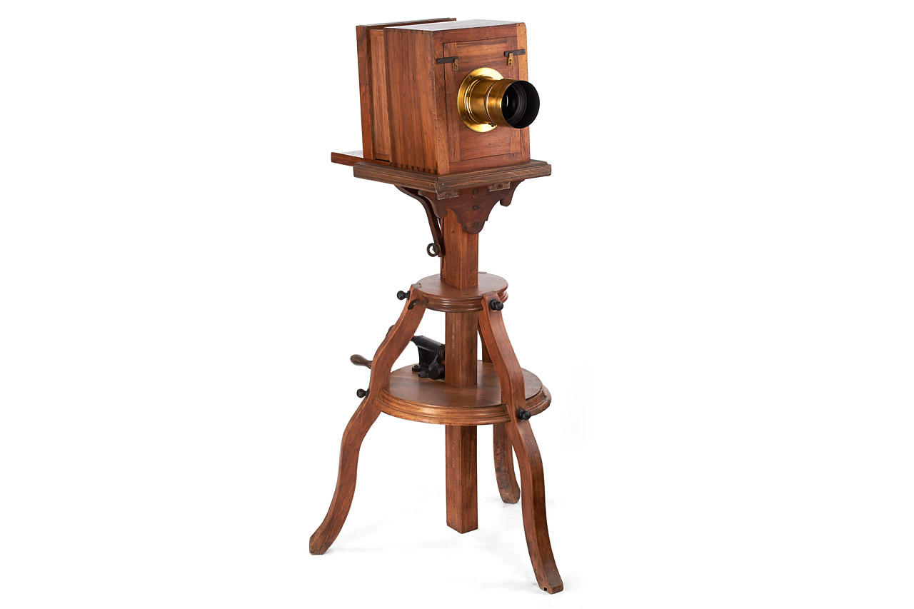 French Full Plate Sliding Box Camera