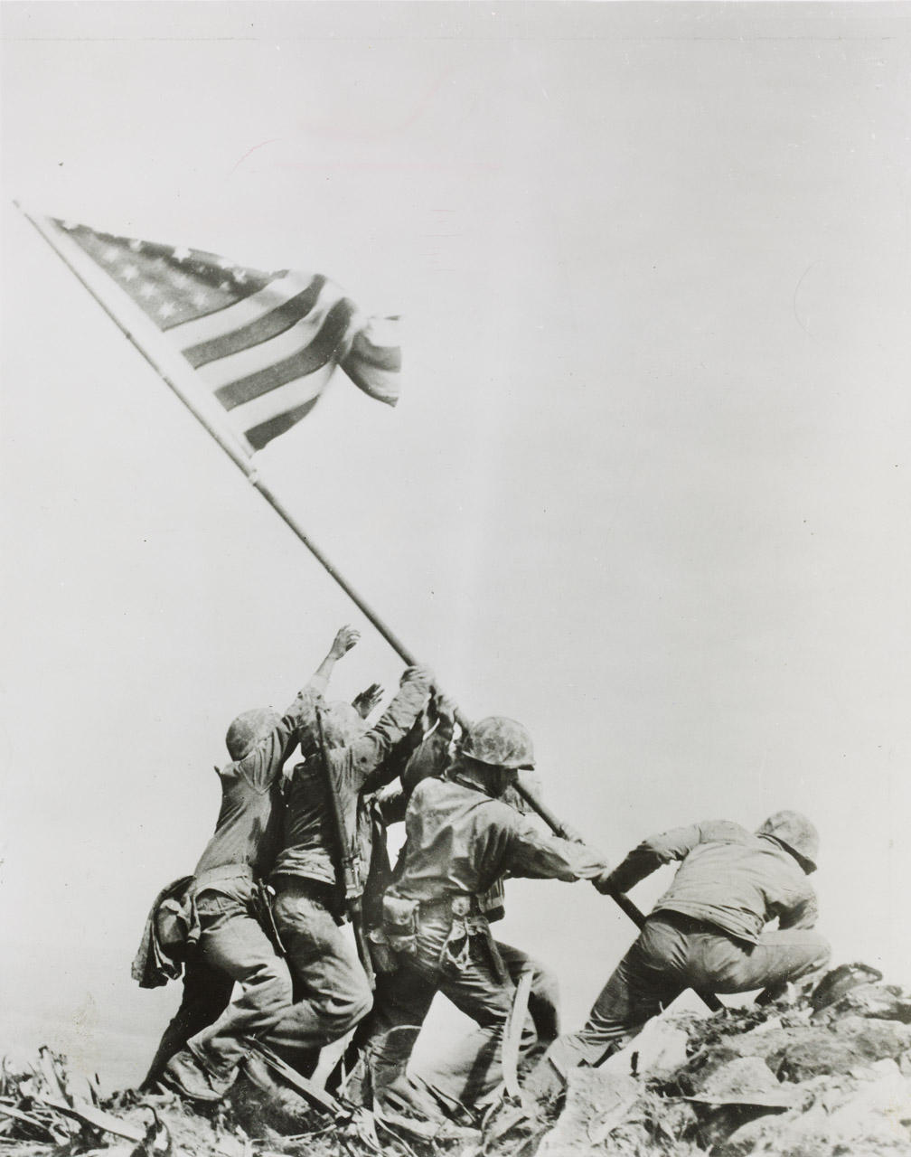 JOE ROSENTHAL (1911–2006) 'Raising the Flag on Iwo Jima', Japan 1945