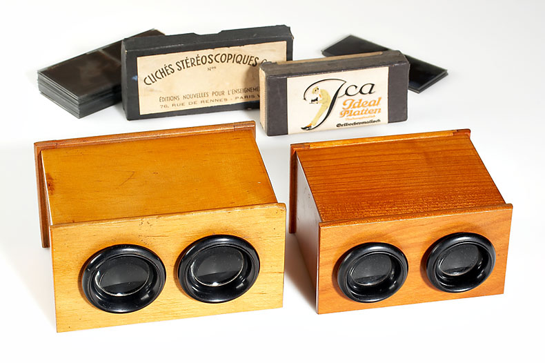 Boxshaped Stereoscopes (various) Boxshaped Stereoscopes (various)