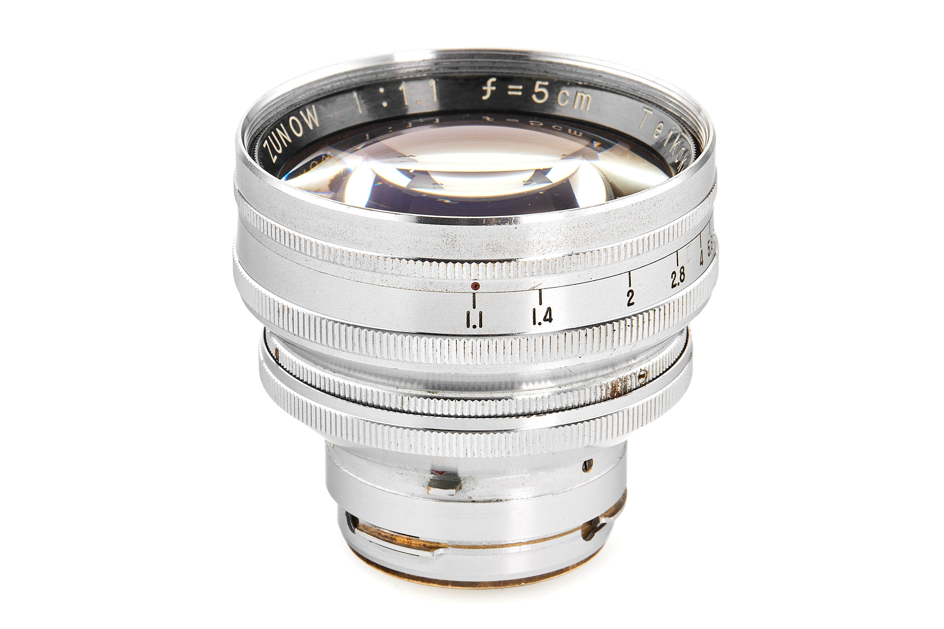 Zunow Opt. f. Contax Zunow 1.1/5cm 'Ping Pong Ball' Type 2 *
