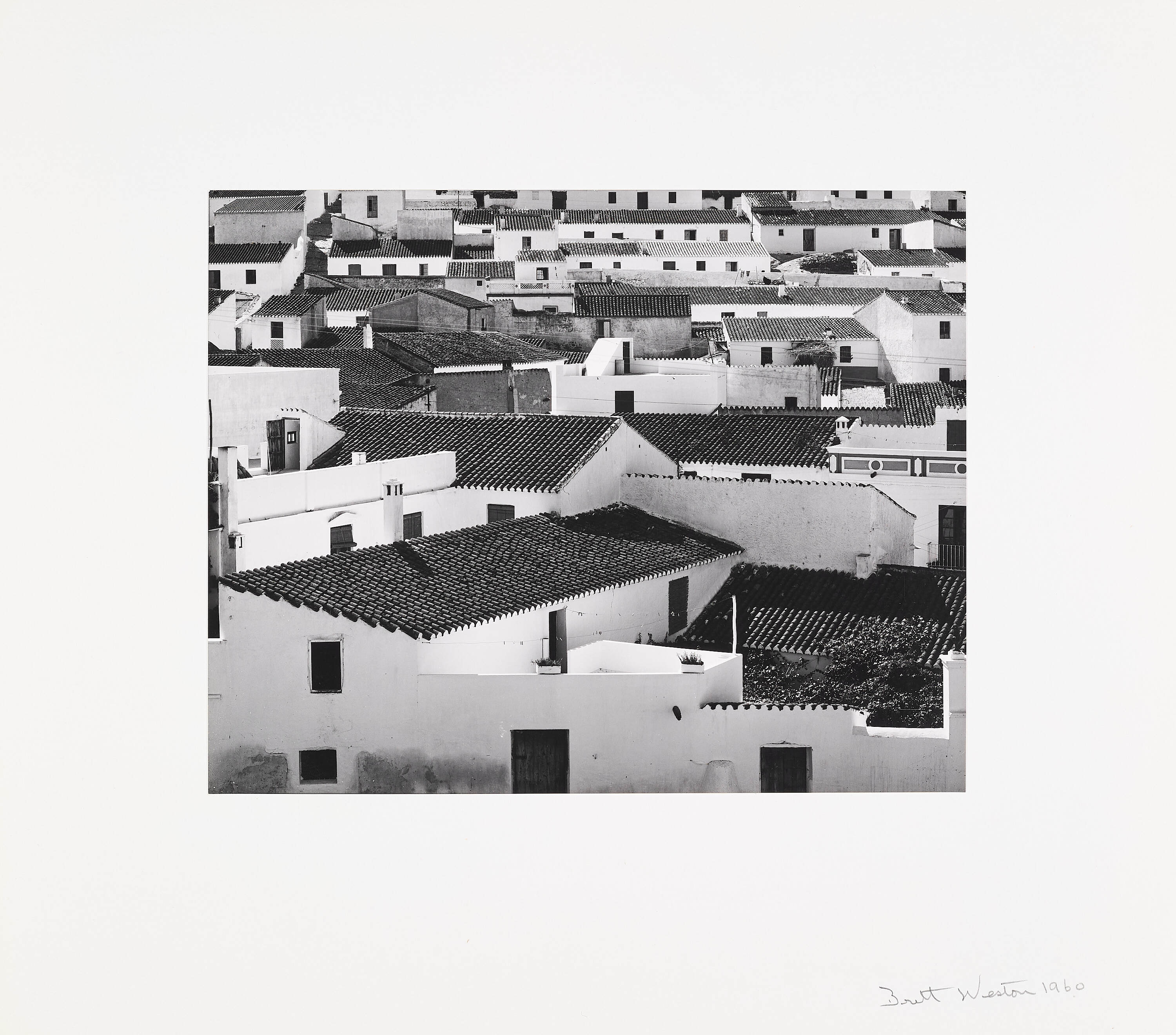 BRETT WESTON (1911–1993) - Rooftops, Spain 1960