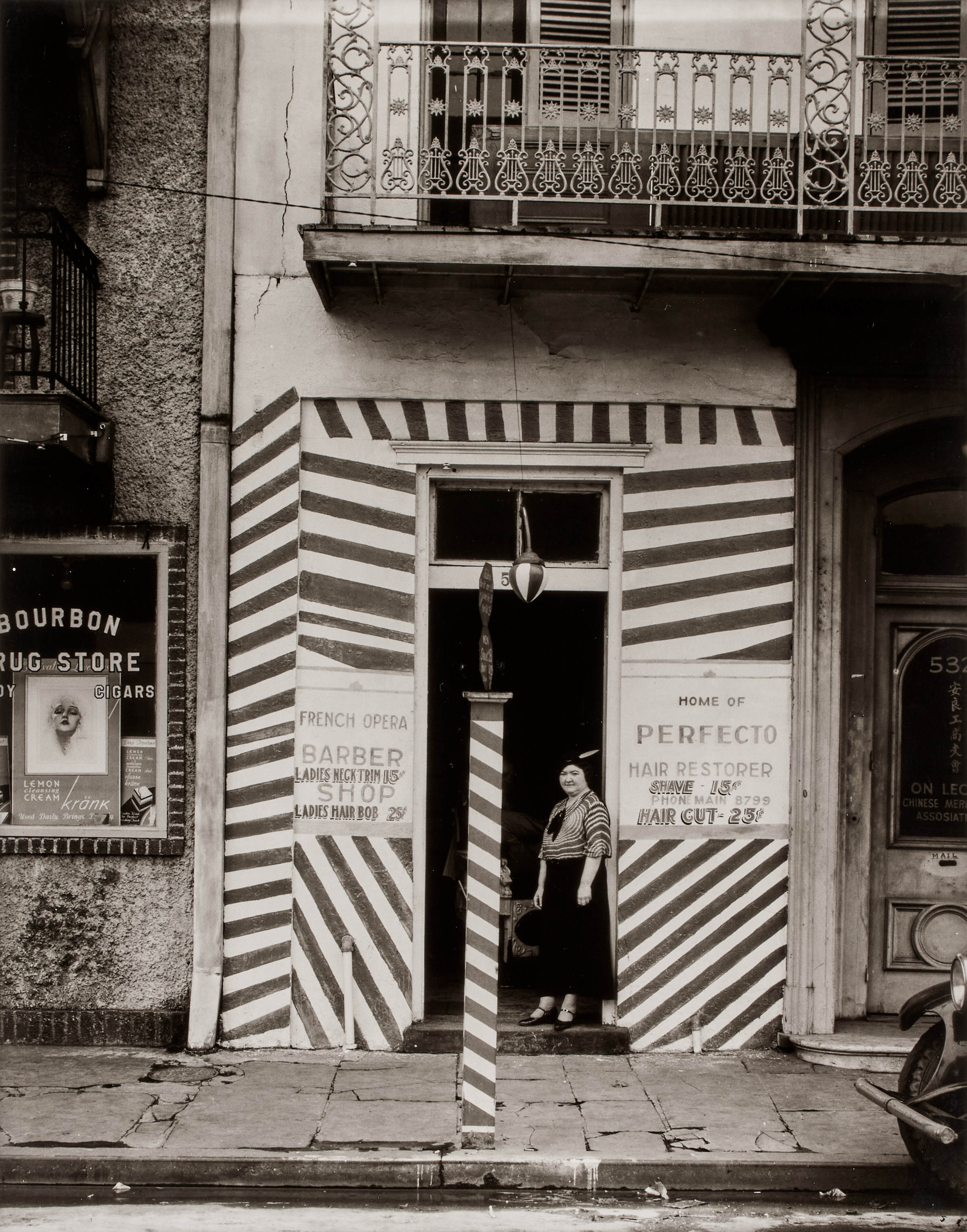 WALKER EVANS (1903–1975) - Sidewalk and Shopfront, New Orleans 1935* WALKER EVANS (1903–1975) - Sidewalk and Shopfront, New Orleans 1935*