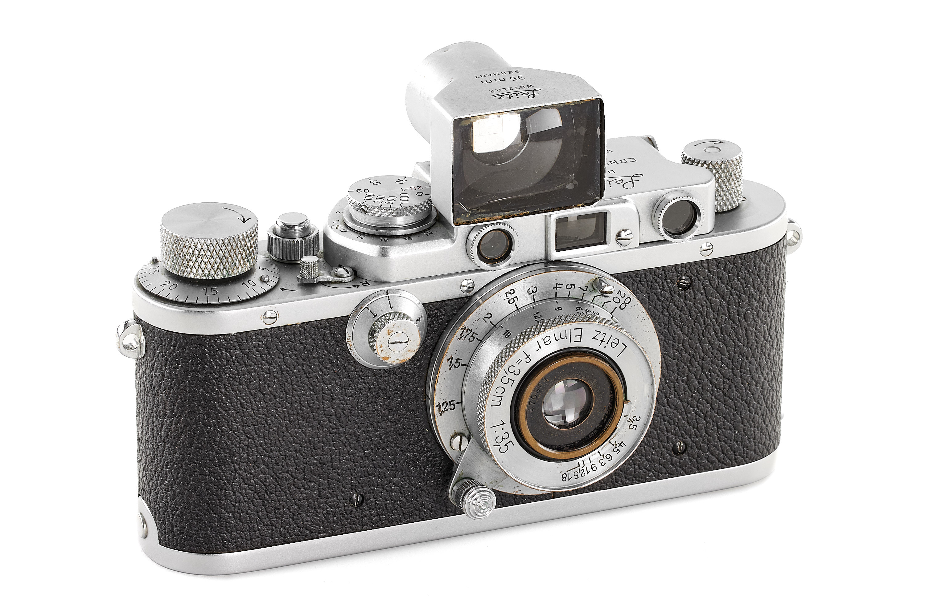Leica IIIa syn. chrome with Elmar 3.5/3.5cm *