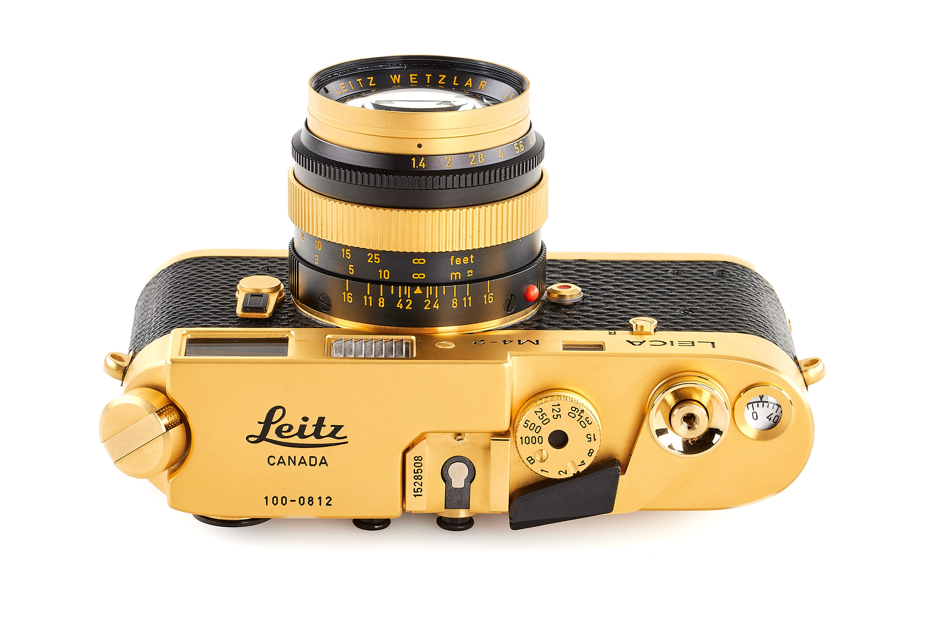 Leica M4-2 Gold 'Oskar Barnack' set *