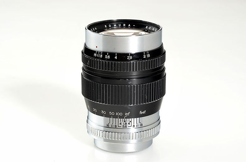 Sankyo Koki Japan  Komura 1.8/80mm