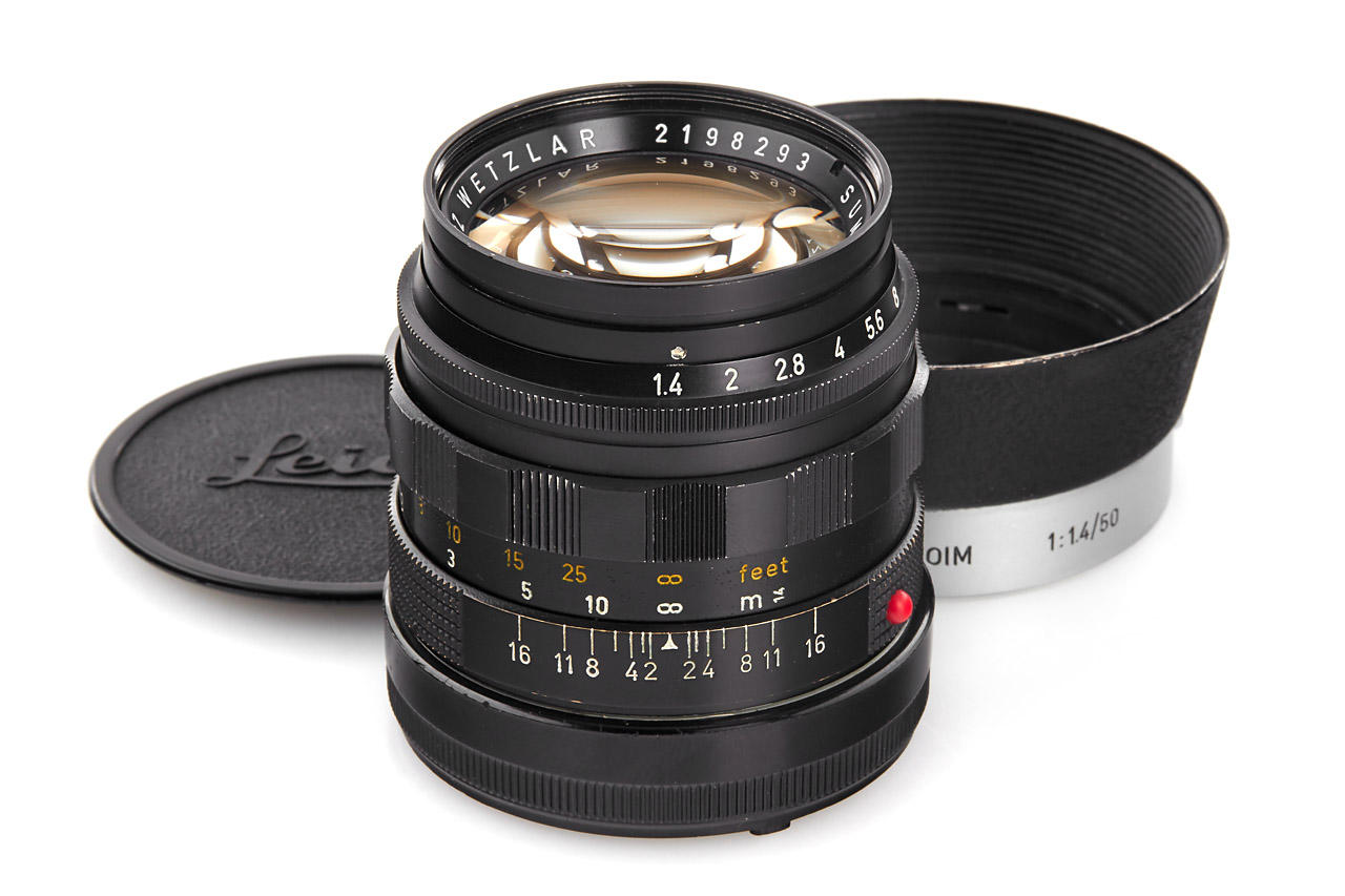 Summilux  1.4/50mm black paint