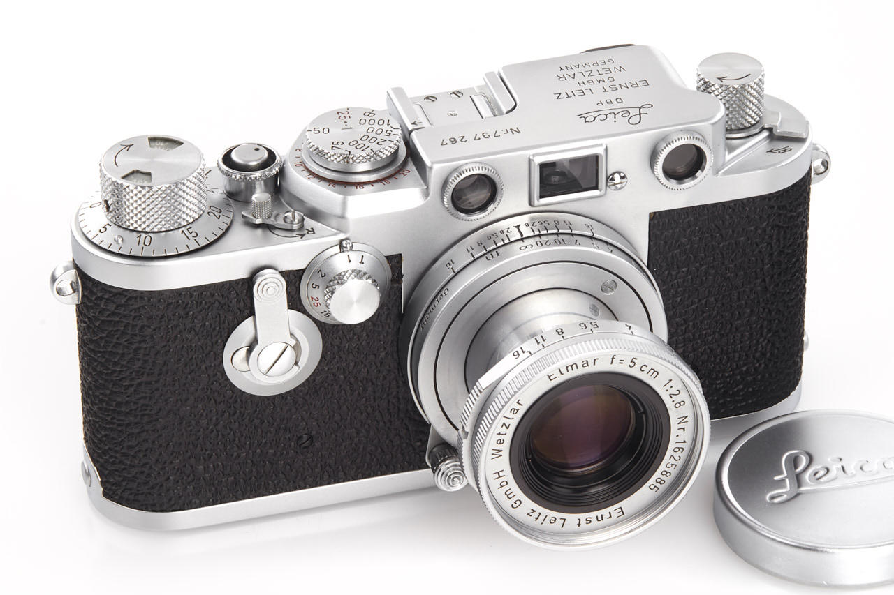 Leica IIIf Red Dial - Elmar 5cm F3.5 Fotocamera a telemetro Leica IIIf Red Dial - Elmar 5cm F3.5 Fotocamera a telemetro