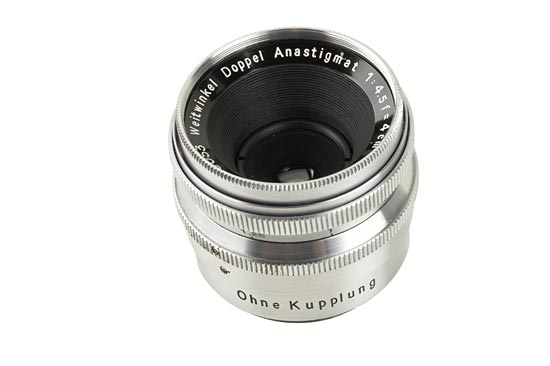 Hugo Meyer  Weitwinkel Doppel Anastigmat 4.5/4cm