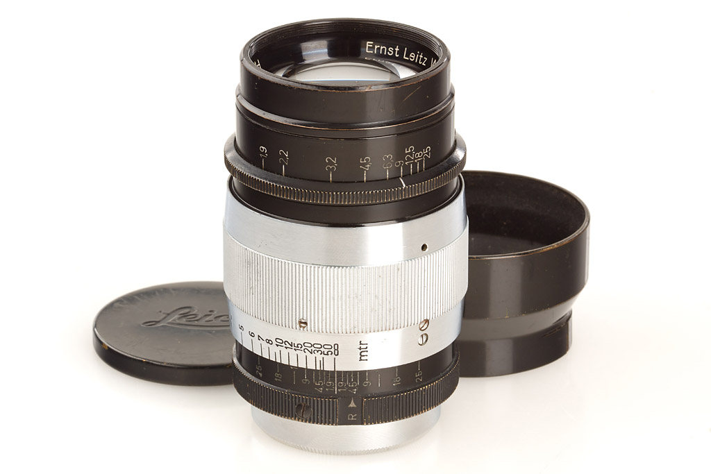 Hektor 1.9/7.3cm black/chrome