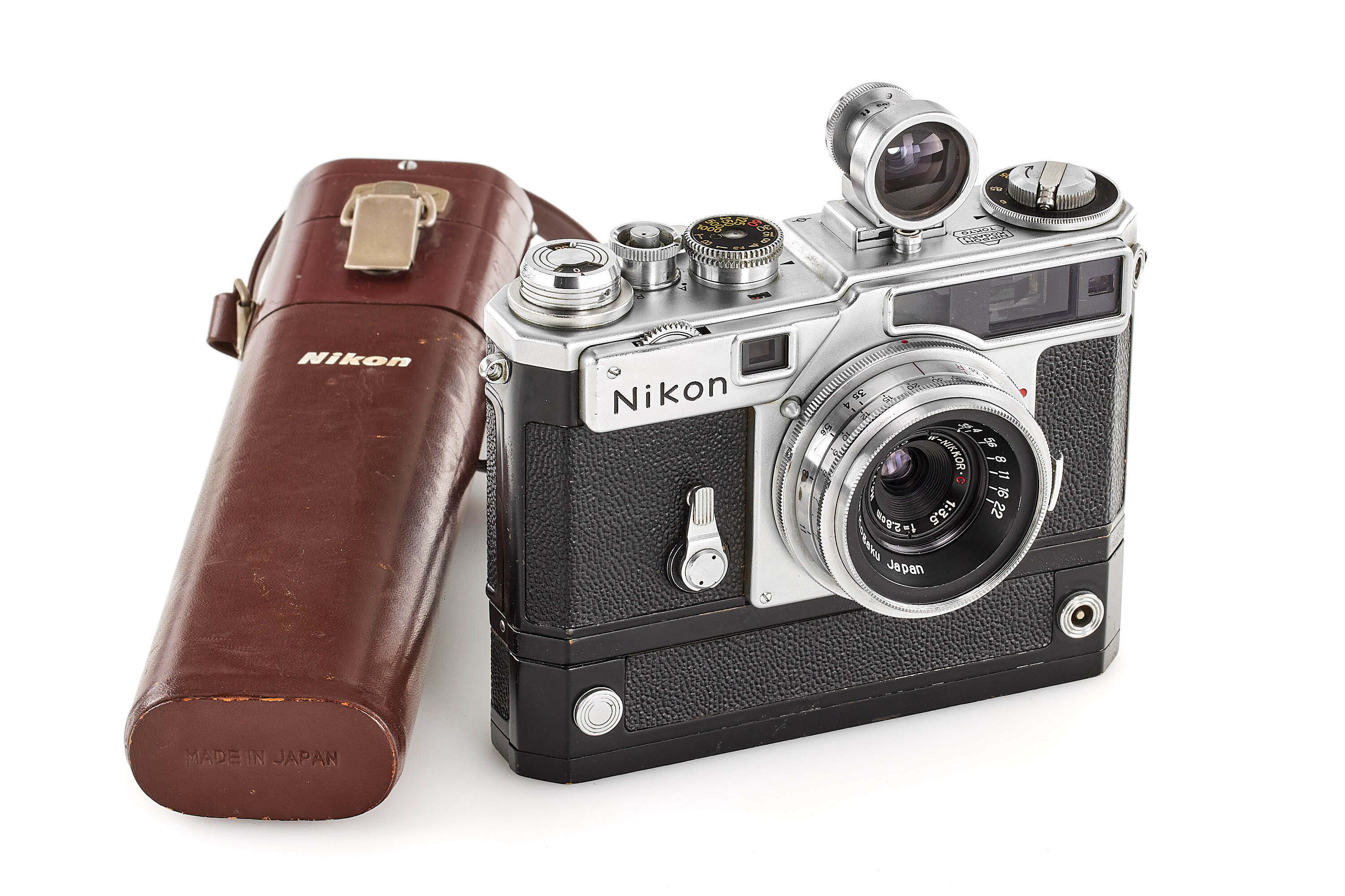 Nikon SP chrome with S36 Electric Motor Drive *