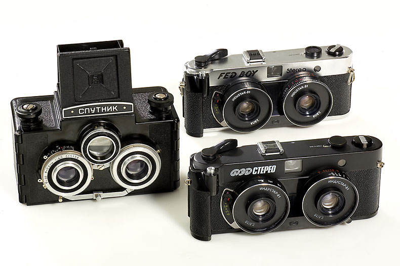 Russian  Stereo Cameras (various) Russian  Stereo Cameras (various)