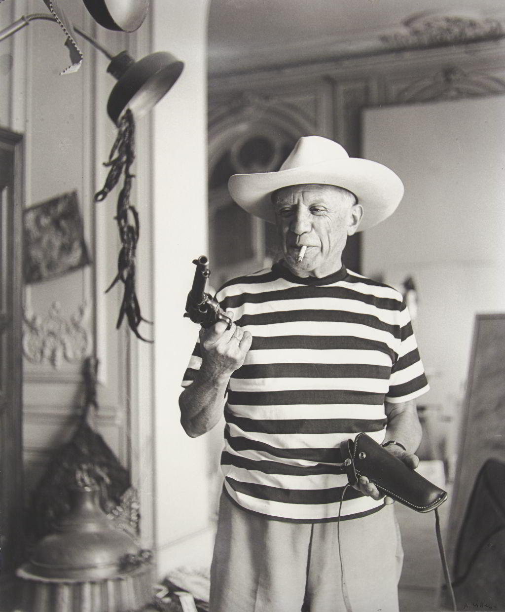 ANDRÉ VILLERS (* 1930) Pablo Picasso, Cannes 1959