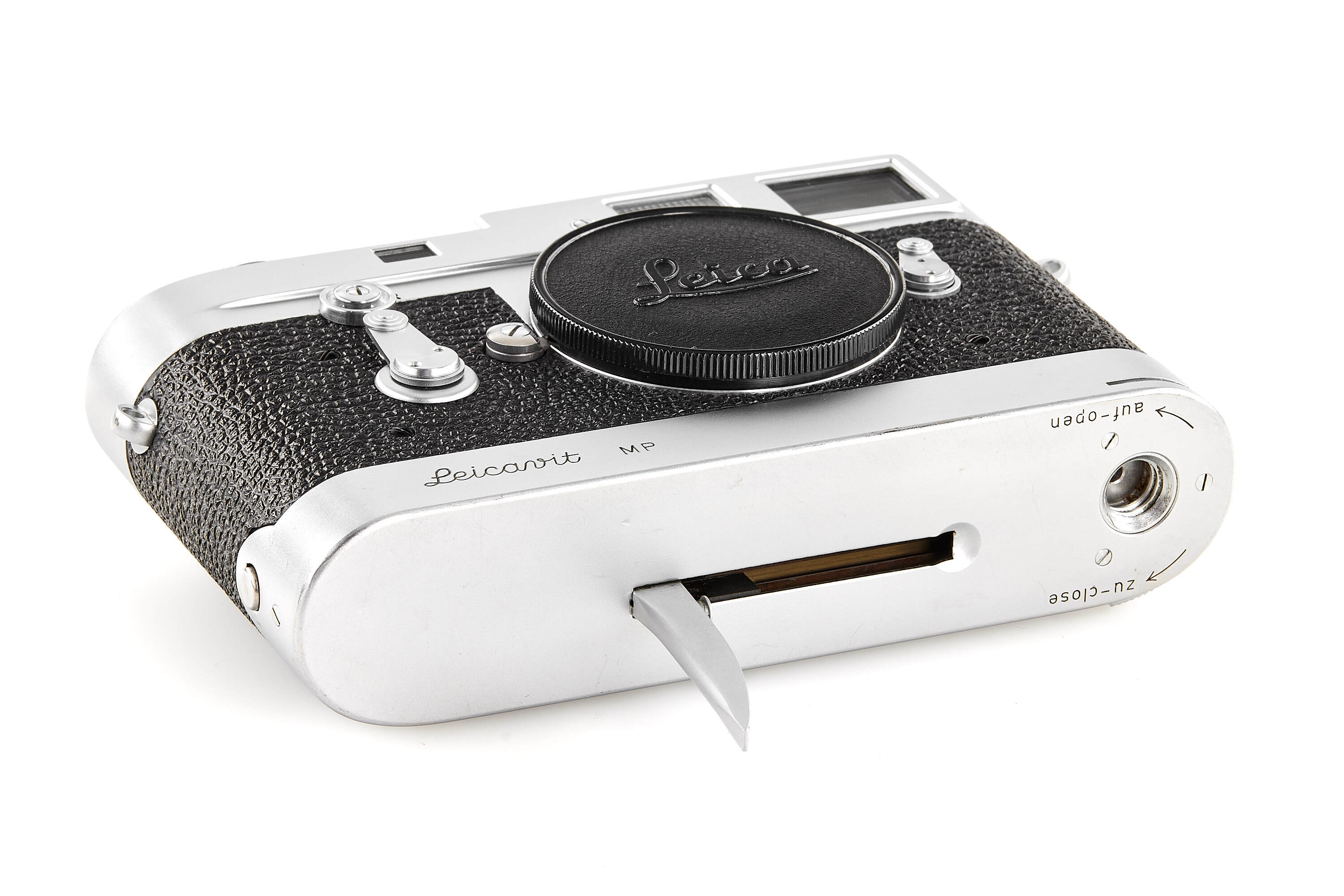 Leica M2 chrome Button Rewind with Leicavit MP