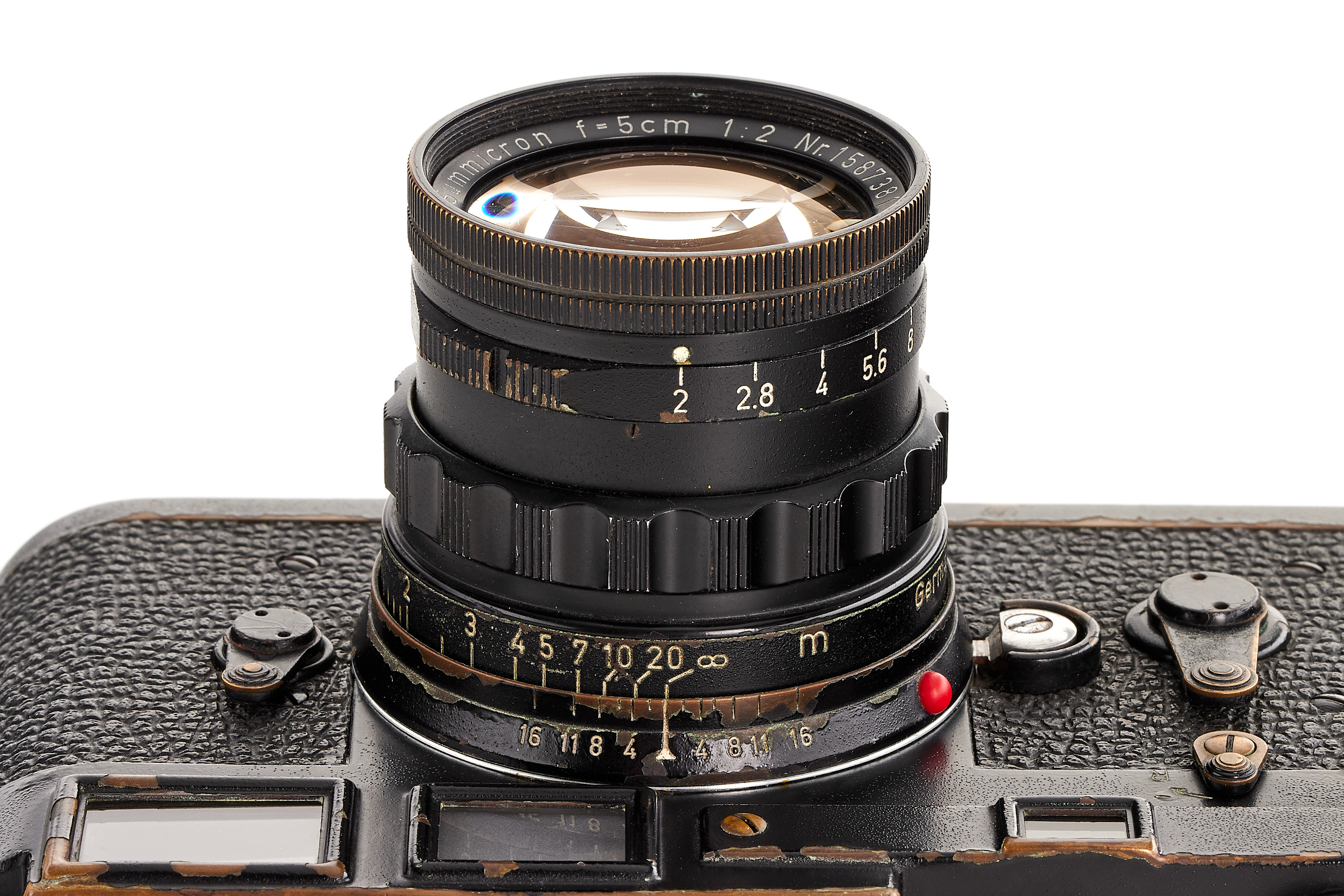 Leica M3 black paint with Summicron 2/50mm black paint / brass mount