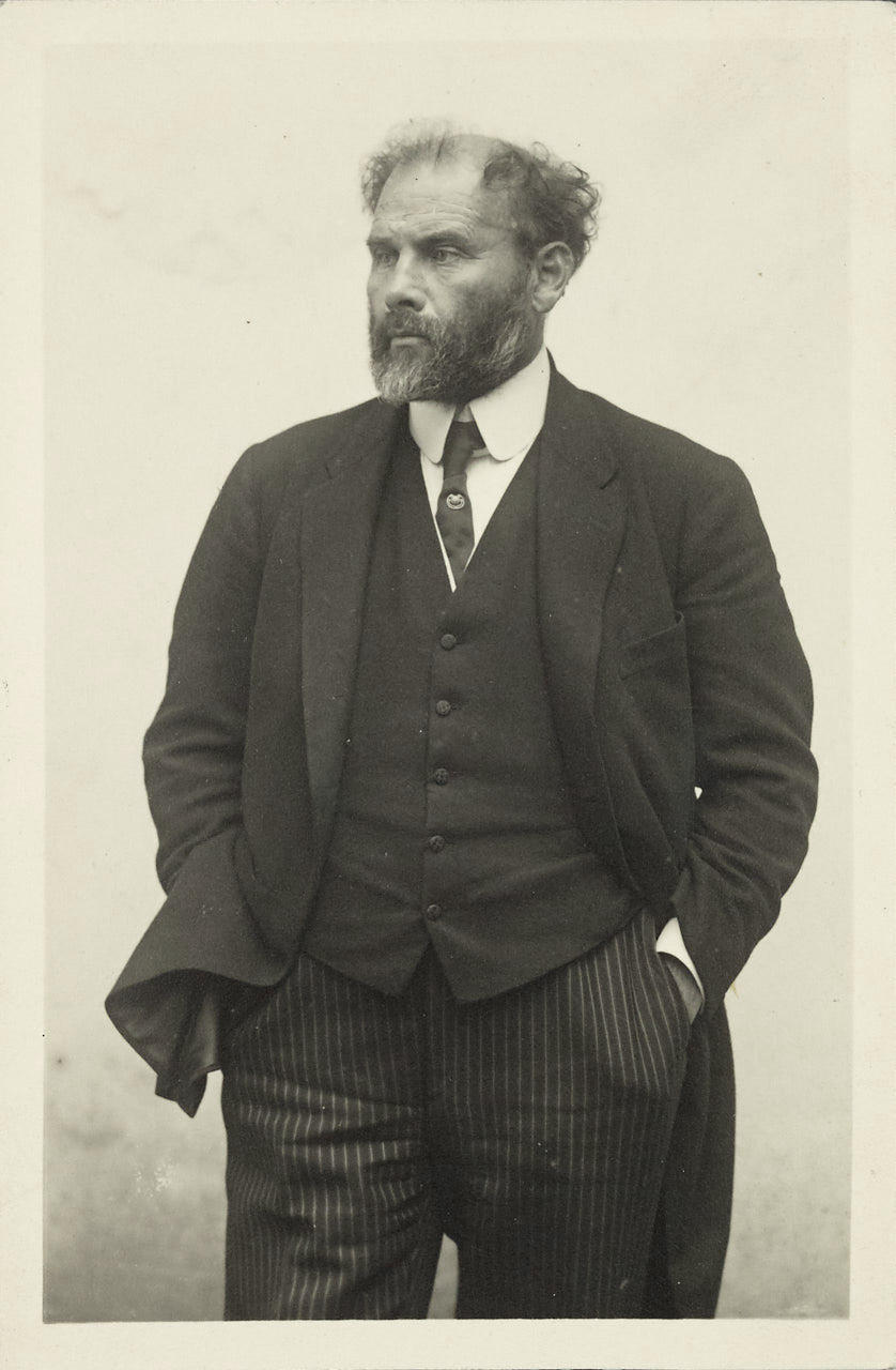 MORIZ NÄHR (1859–1945) Gustav Klimt, Feldmühlgasse 1917