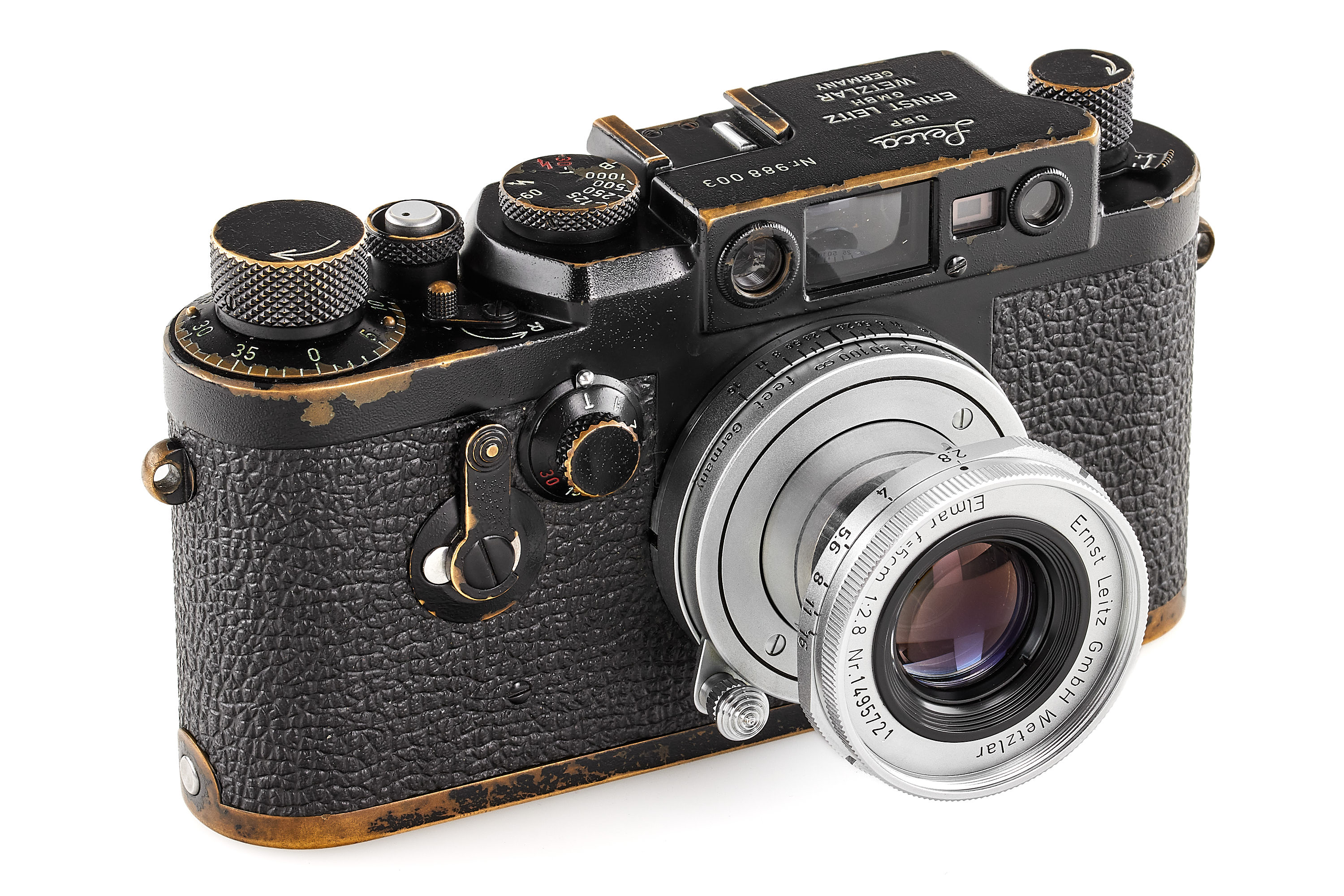 Leica IIIg black paint Swedish Army * Leica IIIg black paint Swedish Army *