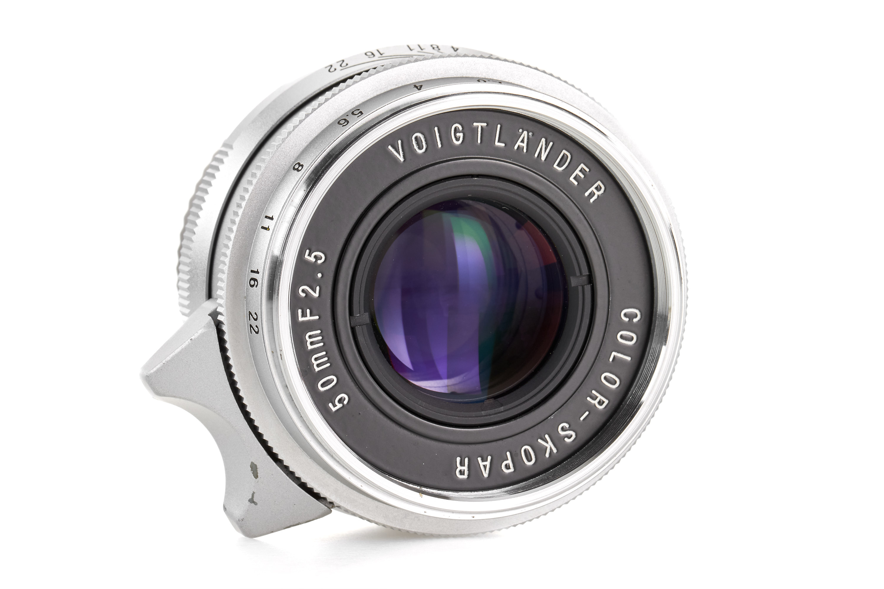 Voigtländer f. M39 Color-Skopar 2.5/50mm chrome