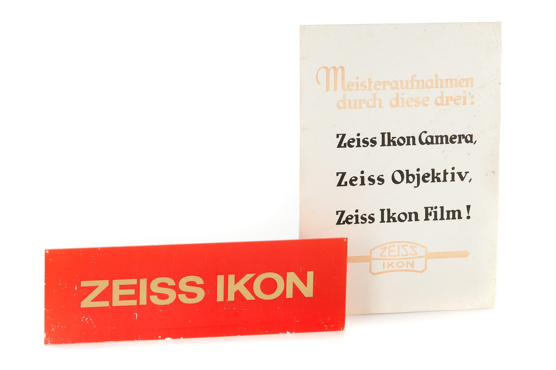 Zeiss Ikon Advertising Set Zeiss Ikon Advertising Set