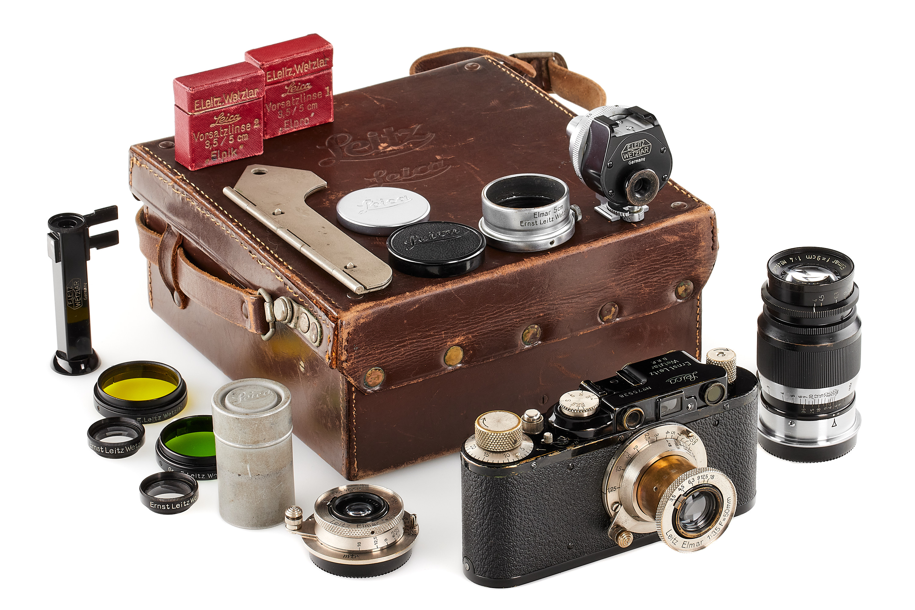 Leica II Mod. D black/nickel outfit Leica II Mod. D black/nickel outfit