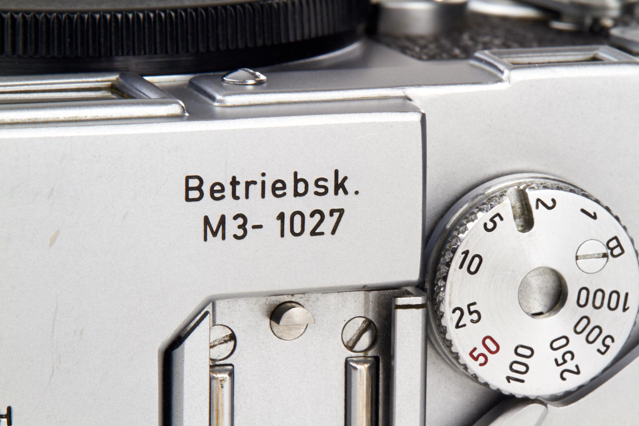 Leica M3 Betriebsk. * | AI_29_33356