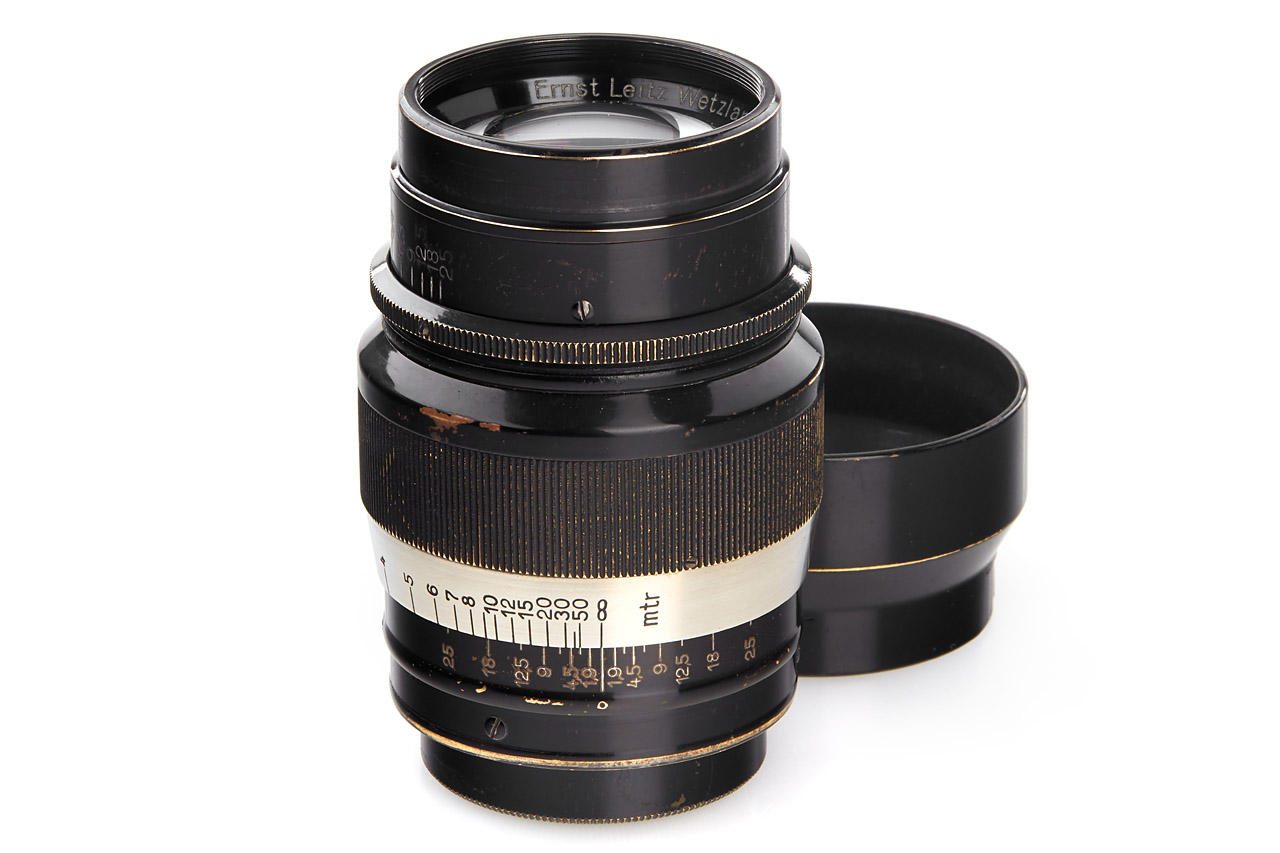 Hektor 1.9/7.3cm black/nickel