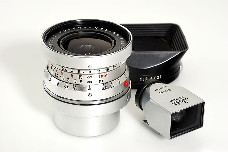 Super-Angulon  3.4/21mm chrome