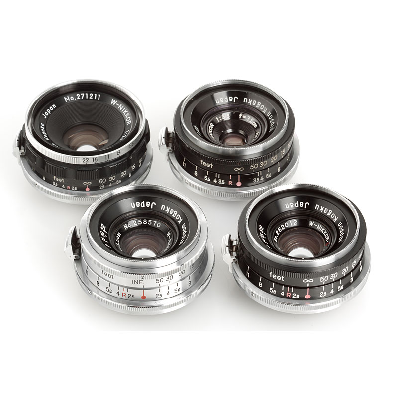 Nikon W-Nikkor 3.5cm (Lot)