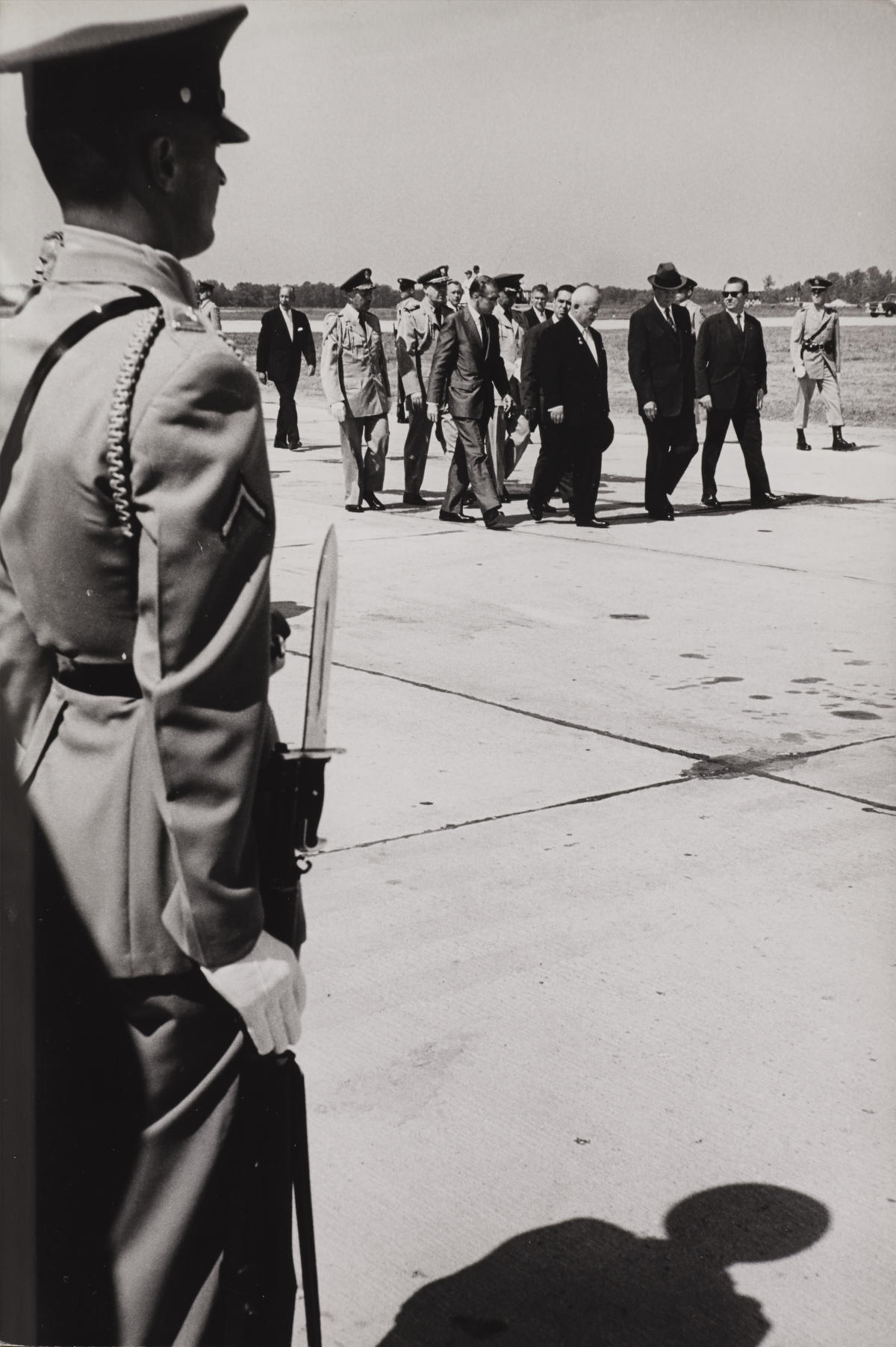 DENNIS STOCK (1928–2010) Nikita Khrushchev arrives at airport, USA 1959 DENNIS STOCK (1928–2010) Nikita Khrushchev arrives at airport, USA 1959