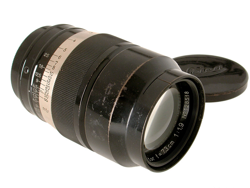 HEKTOR 1,9/7,3 cm HEKON schwarz/nickel