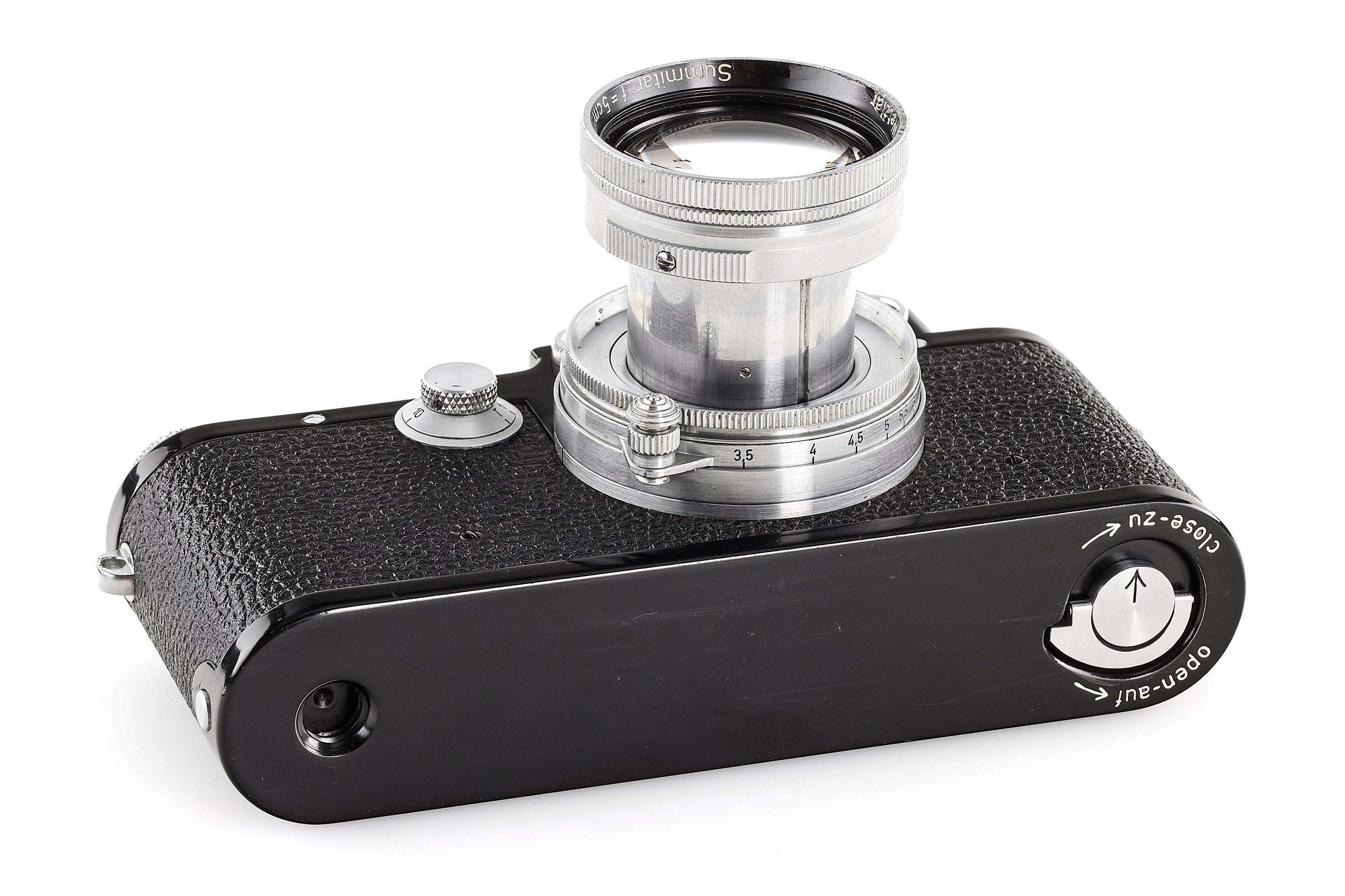 Leica IIIf black paint