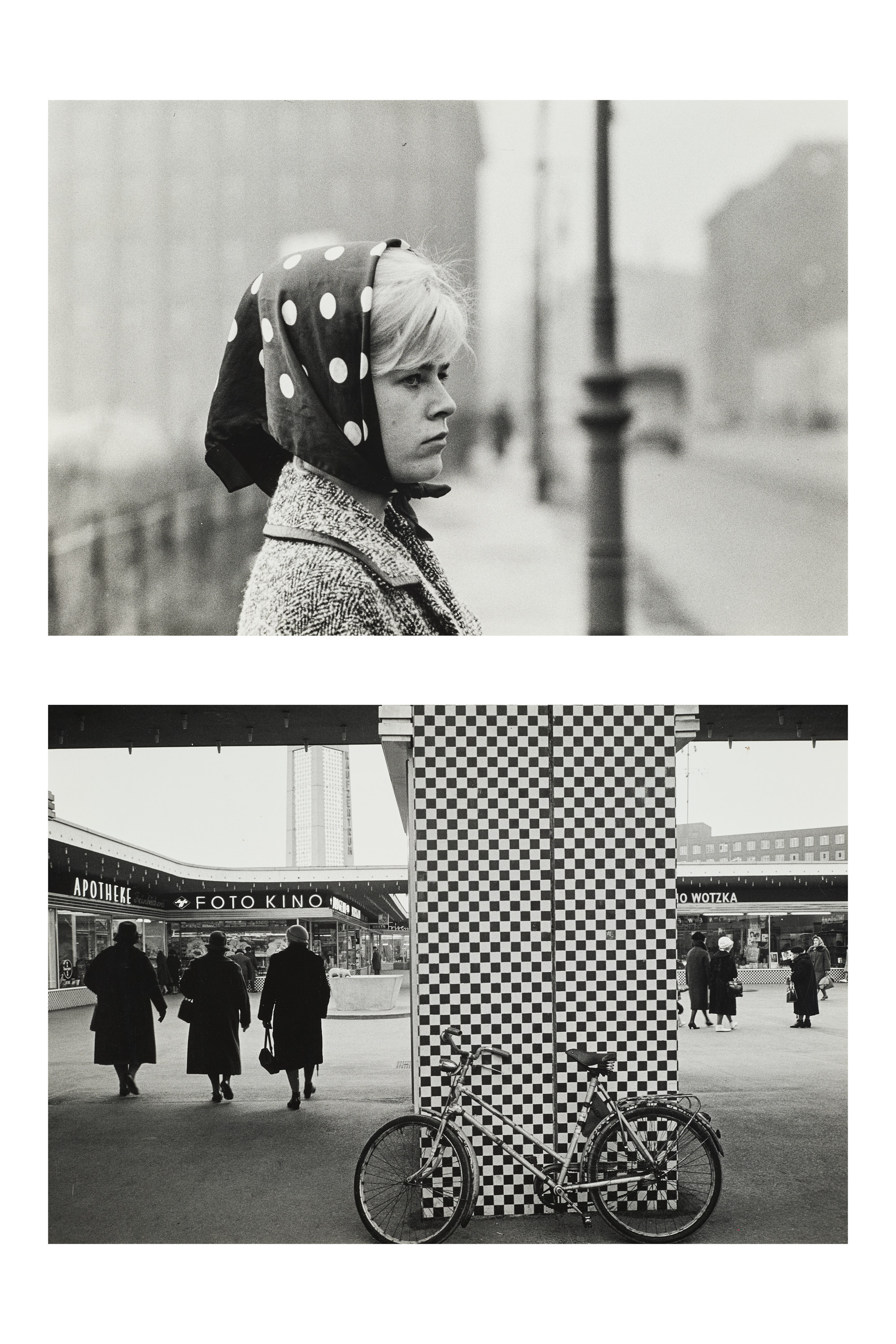 FRANZ HUBMANN (1914–2007) - Untitled, two photographs from Berlin, 1960s