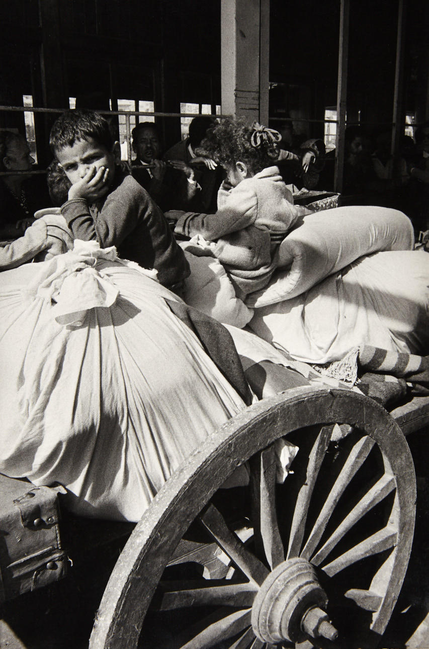 DAVID SEYMOUR (1911–1956) Boy on a cart, Port Saïd, Egypt 1956