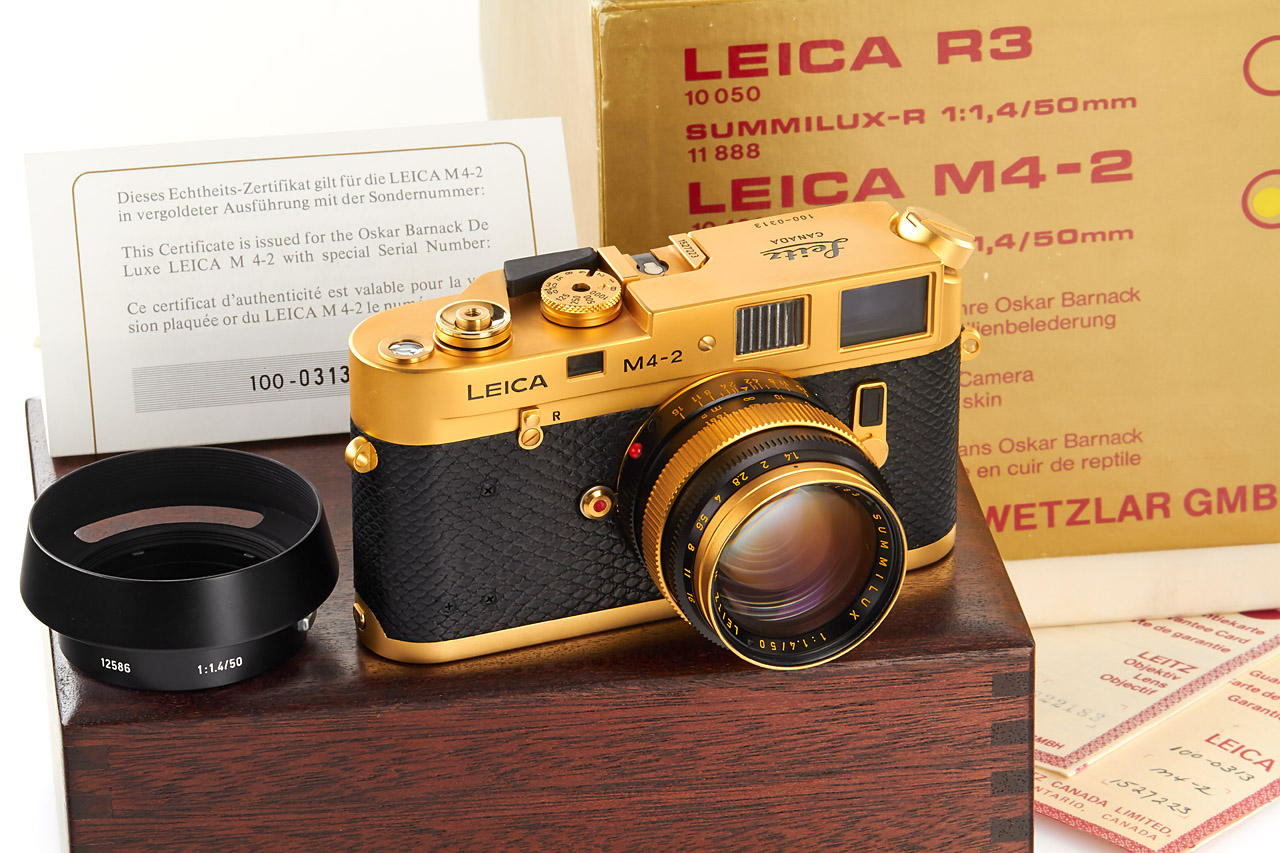 Leica M4-2 Gold 'Oskar Barnack' *