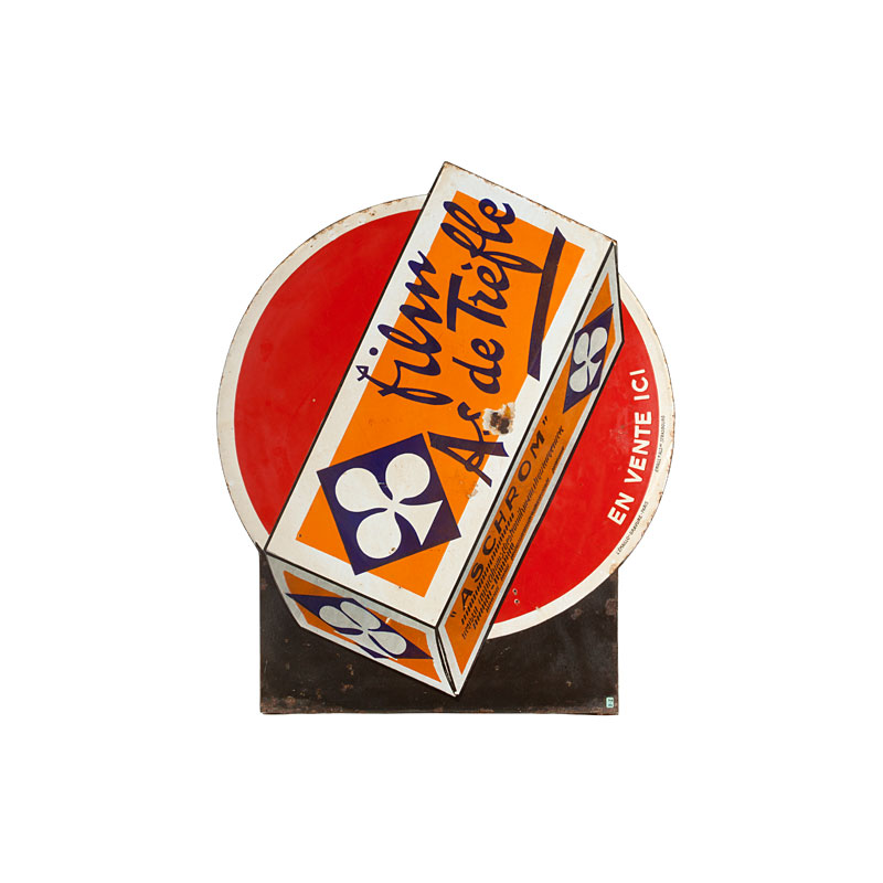 Film 'As de Trefle' Enamel Sign Film 'As de Trefle' Enamel Sign