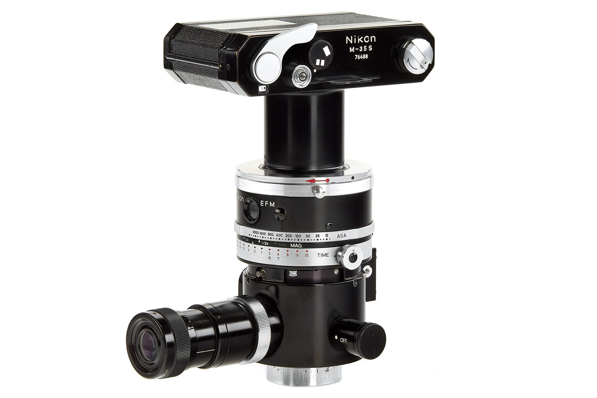 Nikon Microflex Adapter EFM with M-35S camera