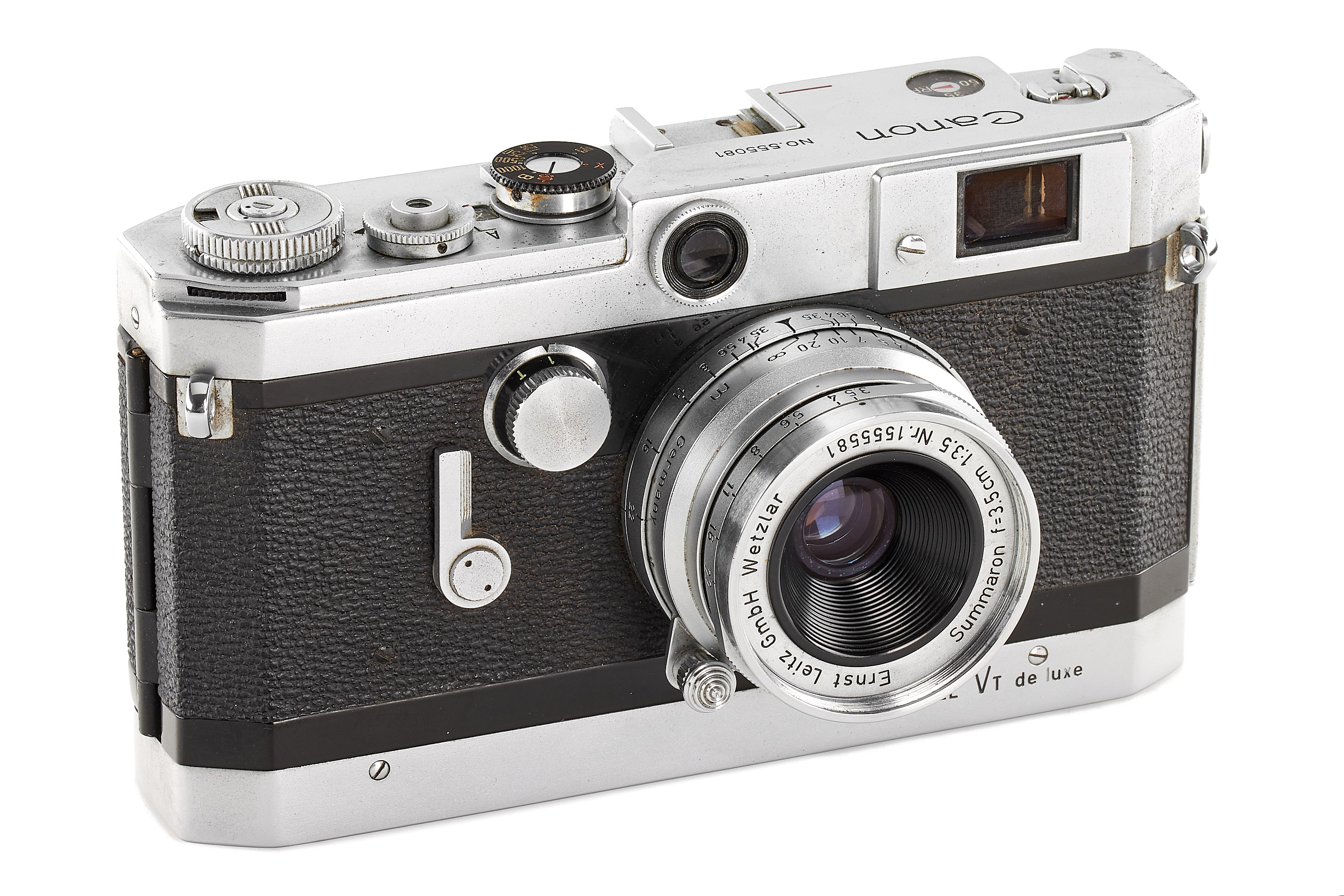 Canon VT de luxe VTDZ chrome with Summaron 3.5/3.5cm *