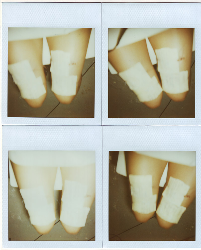Roberta Lima (* 1974), ›Into Pieces - Polaroids‹ (Self-portrait)