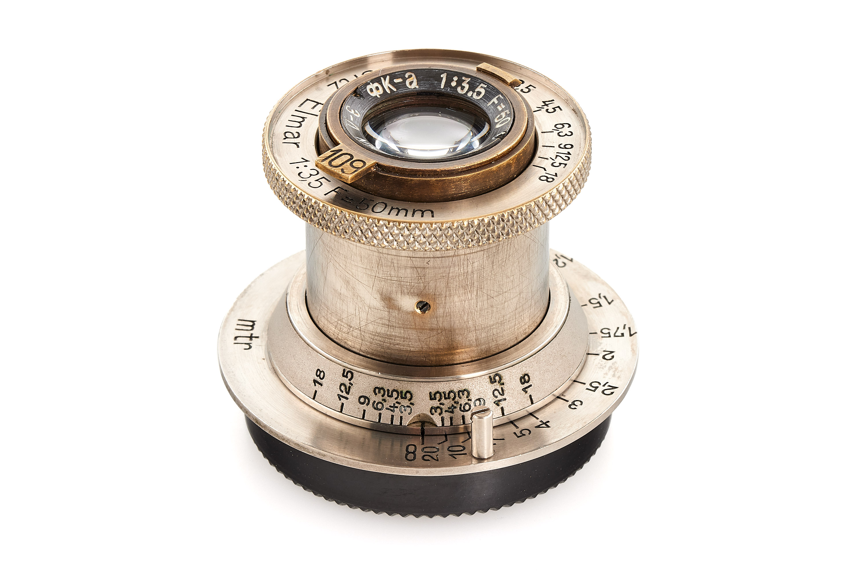 FK-Anastigmat 3.5/50mm first Soviet Prototype lens
