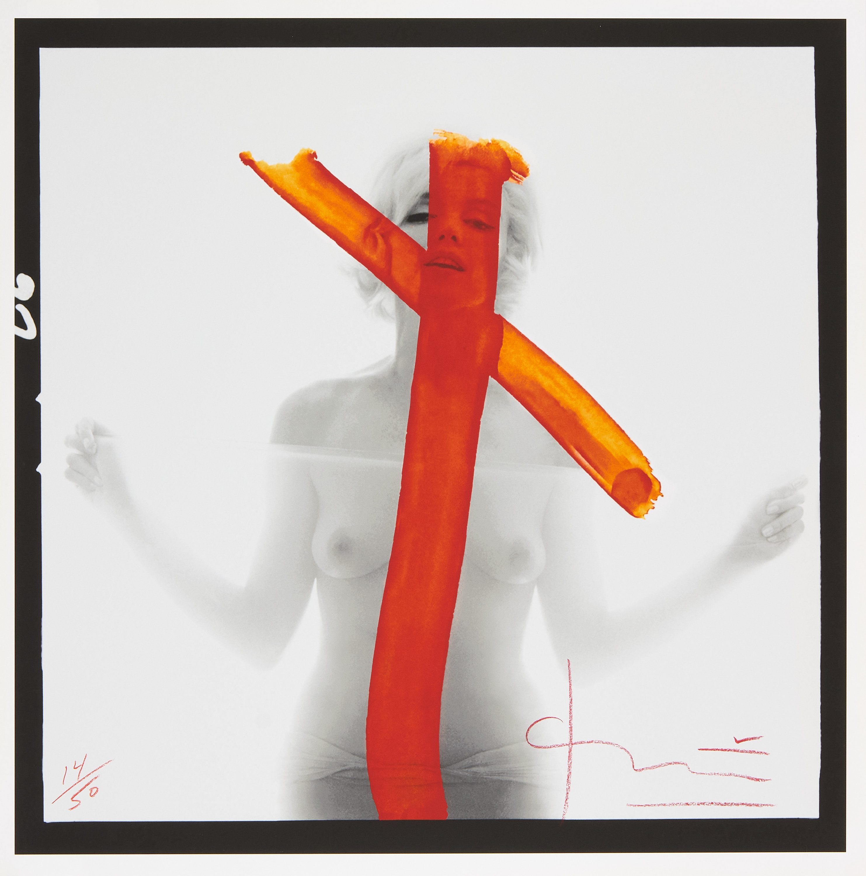 BERT STERN (1929–2013) - Marilyn Monroe, Crucifix II from "The Last Sitting", Los Angeles 1962