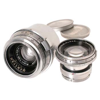 Carl Zeiss Jena   Contax lenses (various)